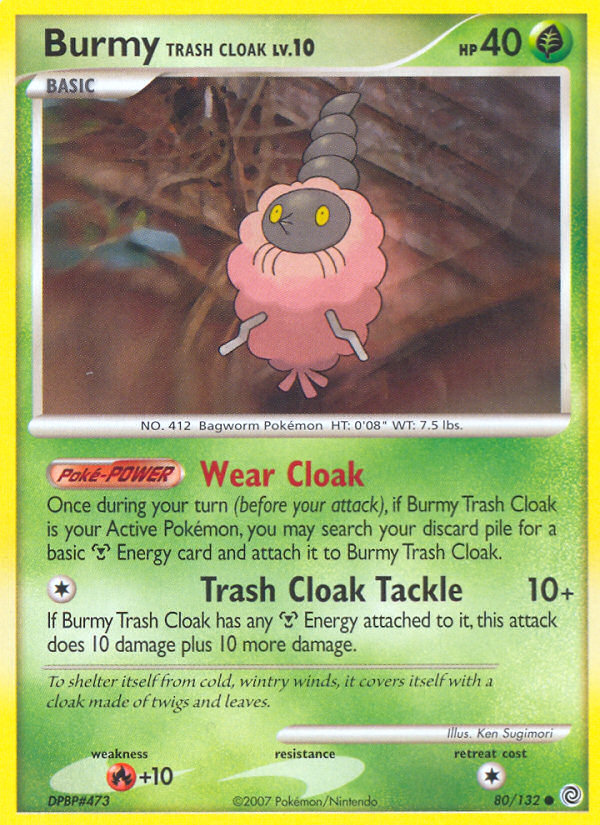 Burmy Trash Cloak - Secret Wonders - #80 - Pokemon TCG card
