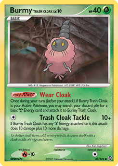 Burmy Trash Cloak #80 Burmy Trash Cloak - Secret Wonders - #80 - Pokemon TCG card
