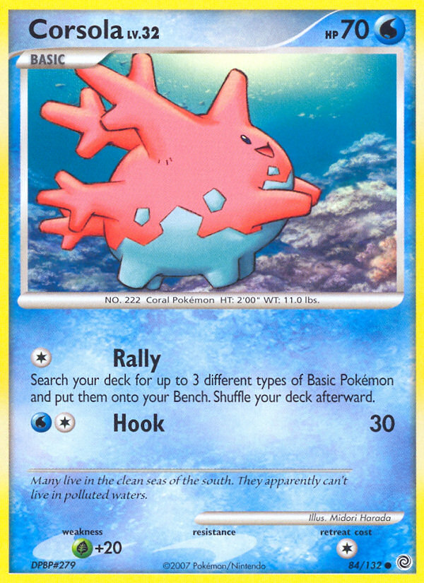 Corsola - Secret Wonders - #84 - Pokemon TCG card