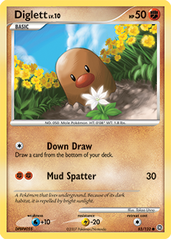 Diglett - Secret Wonders - #85 - Pokemon TCG card