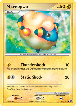 Mareep #94 Mareep - Secret Wonders - #94 - Pokemon TCG card
