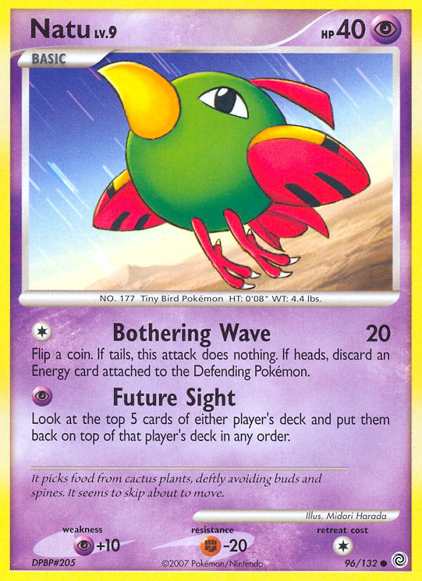 Natu - Secret Wonders - #96 - Pokemon TCG card