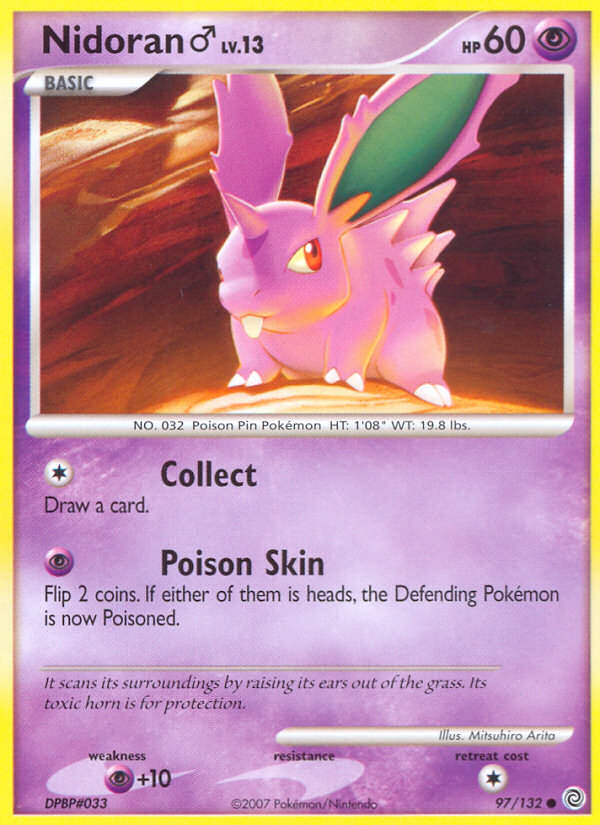 Nidoran ♂ - Secret Wonders - #97 - Pokemon TCG card