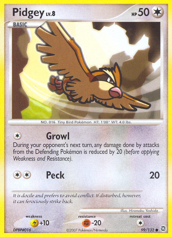 Pidgey - Secret Wonders - #99 - Pokemon TCG card