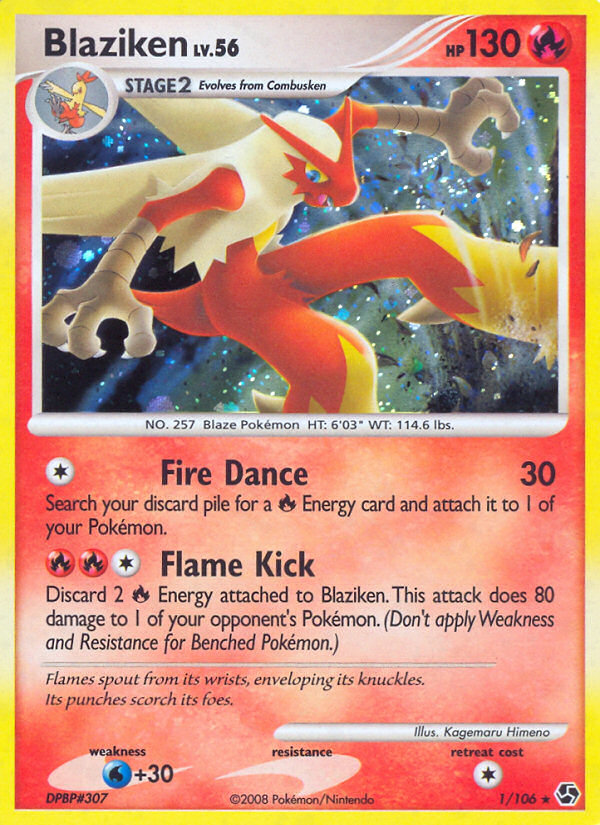 Blaziken - Great Encounters - #1 - Pokemon TCG card