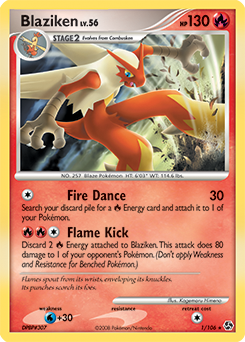 Blaziken #1 Blaziken - Great Encounters - #1 - Pokemon TCG card