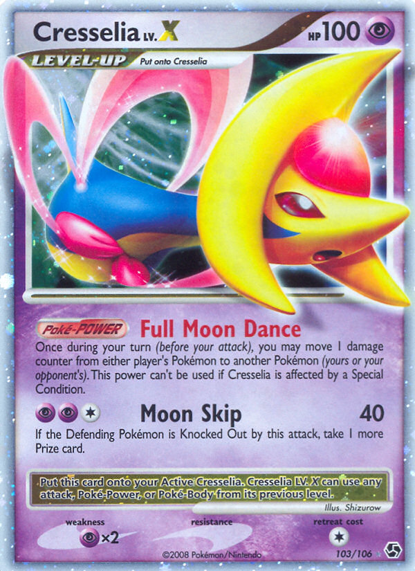 Cresselia LV.X - Great Encounters - #103 - Pokemon TCG card