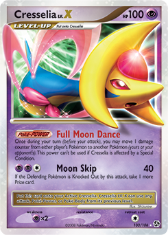 Cresselia LV.X #103 Cresselia LV.X - Great Encounters - #103 - Pokemon TCG card