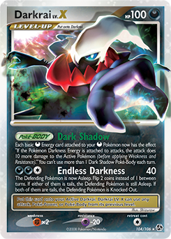 Darkrai LV.X - Great Encounters - #104 - Pokemon TCG card