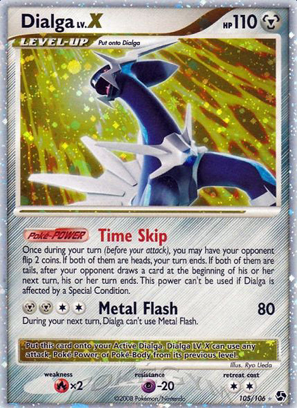 Dialga LV.X - Great Encounters - #105 - Pokemon TCG card