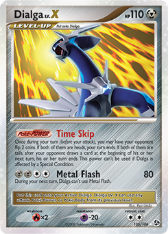 Dialga LV.X - Great Encounters - #105 - Pokemon TCG card