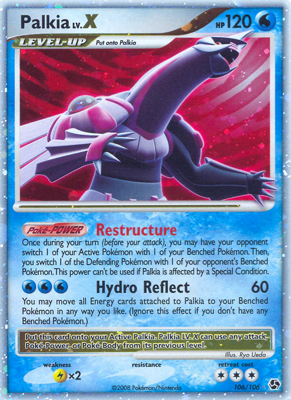 Palkia LV.X - Great Encounters - #106 - Pokemon TCG card