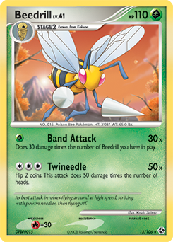Beedrill #13 Beedrill - Great Encounters - #13 - Pokemon TCG card