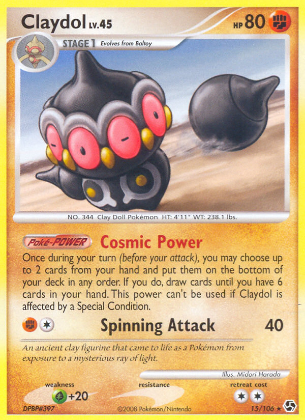 Claydol - Great Encounters - #15 - Pokemon TCG card