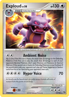 Exploud #17 Exploud - Great Encounters - #17 - Pokemon TCG card