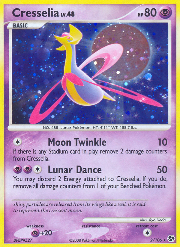 Cresselia - Great Encounters - #2 - Pokemon TCG card