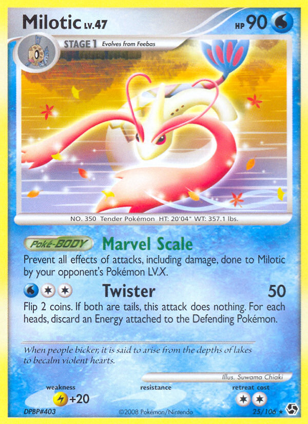 Milotic - Great Encounters - #25 - Pokemon TCG card