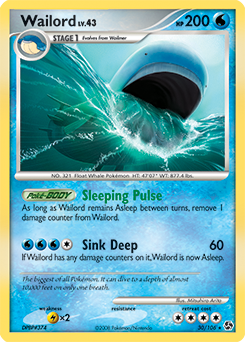 Wailord #30 Wailord - Great Encounters - #30 - Pokemon TCG card