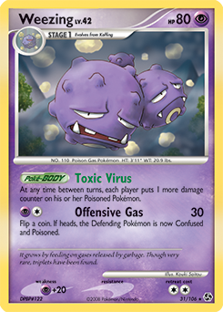 Weezing #31 Weezing - Great Encounters - #31 - Pokemon TCG card