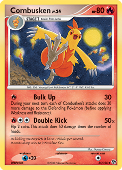 Combusken - Great Encounters - #35 - Pokemon TCG card