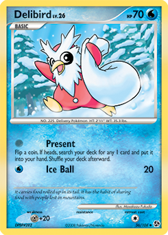 Delibird - Great Encounters - #36 - Pokemon TCG card