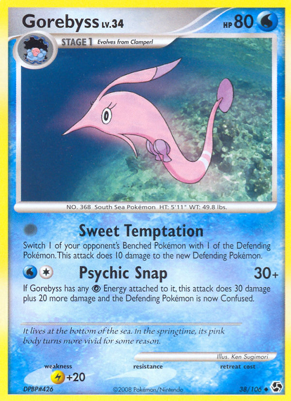 Gorebyss - Great Encounters - #38 - Pokemon TCG card