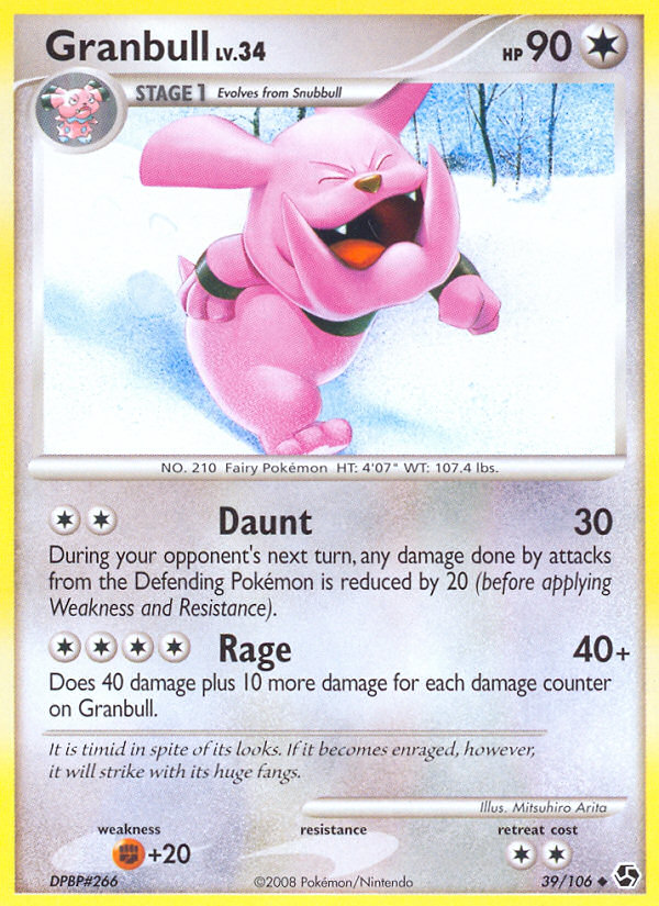 Granbull - Great Encounters - #39 - Pokemon TCG card