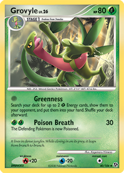 Grovyle - Great Encounters - #40 - Pokemon TCG card