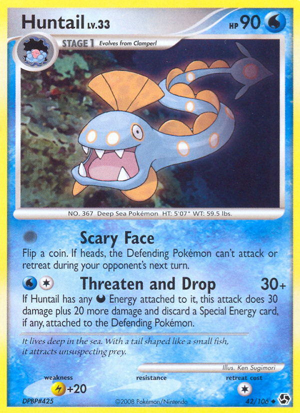 Huntail - Great Encounters - #42 - Pokemon TCG card