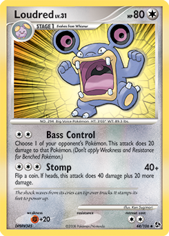 Loudred #44 Loudred - Great Encounters - #44 - Pokemon TCG card