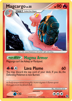 Magcargo #45 Magcargo - Great Encounters - #45 - Pokemon TCG card
