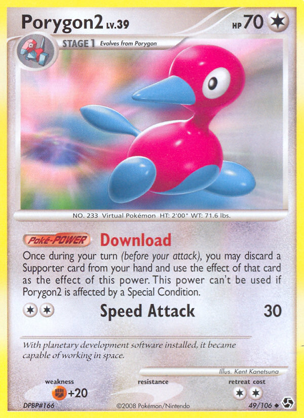 Porygon2 - Great Encounters - #49 - Pokemon TCG card