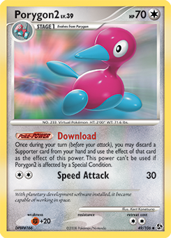 Porygon2 #49 Porygon2 - Great Encounters - #49 - Pokemon TCG card