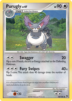 Purugly - Great Encounters - #50 - Pokemon TCG card