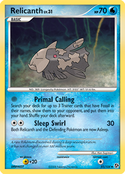Relicanth #51 Relicanth - Great Encounters - #51 - Pokemon TCG card