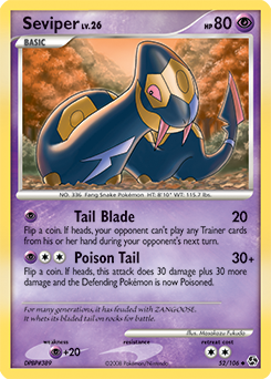 Seviper #52 Seviper - Great Encounters - #52 - Pokemon TCG card