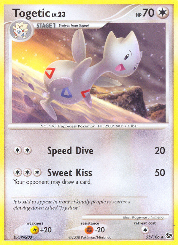 Togetic - Great Encounters - #55 - Pokemon TCG card