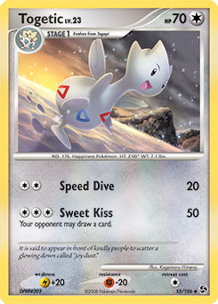 Togetic #55 Togetic - Great Encounters - #55 - Pokemon TCG card
