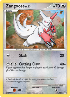 Zangoose #59 Zangoose - Great Encounters - #59 - Pokemon TCG card