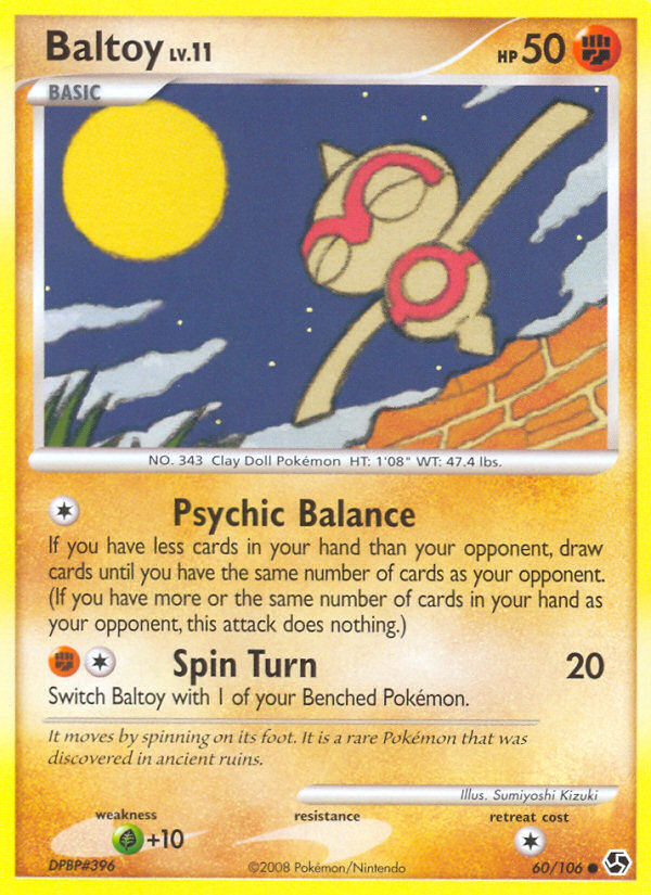 Baltoy - Great Encounters - #60 - Pokemon TCG card