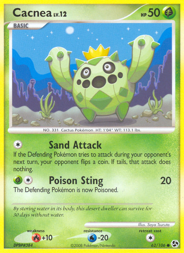 Cacnea - Great Encounters - #62 - Pokemon TCG card