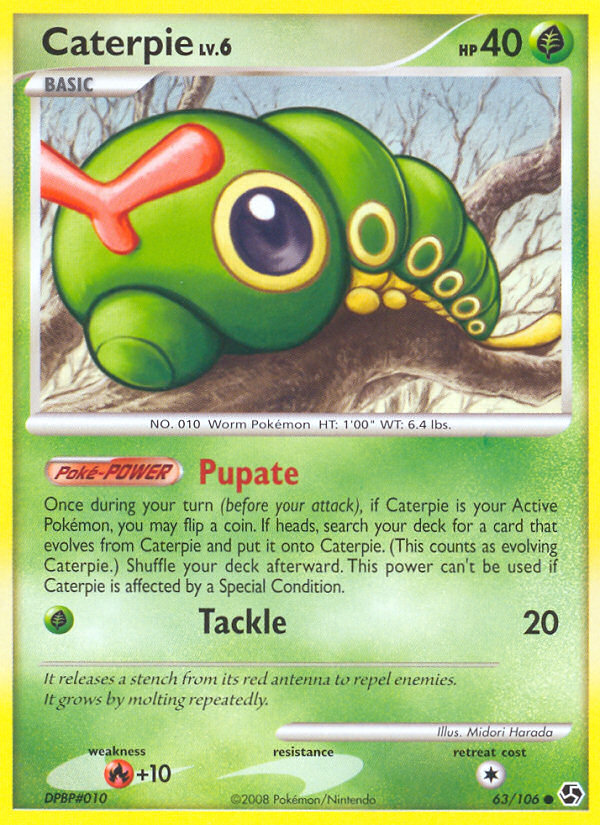 Caterpie - Great Encounters - #63 - Pokemon TCG card