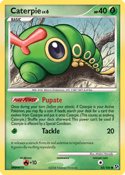 Caterpie - Great Encounters - #63 - Pokemon TCG card
