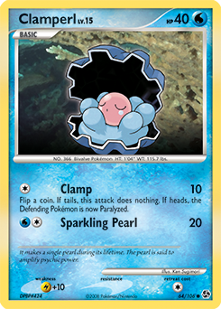 Clamperl - Great Encounters - #64 - Pokemon TCG card
