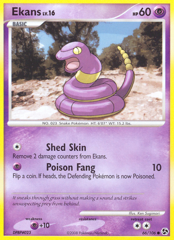 Ekans - Great Encounters - #66 - Pokemon TCG card