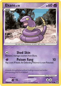 Ekans - Great Encounters - #66 - Pokemon TCG card