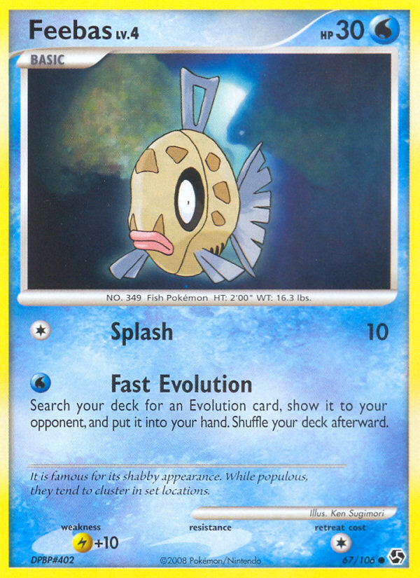 Feebas - Great Encounters - #67 - Pokemon TCG card