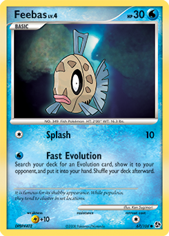 Feebas #67 Feebas - Great Encounters - #67 - Pokemon TCG card