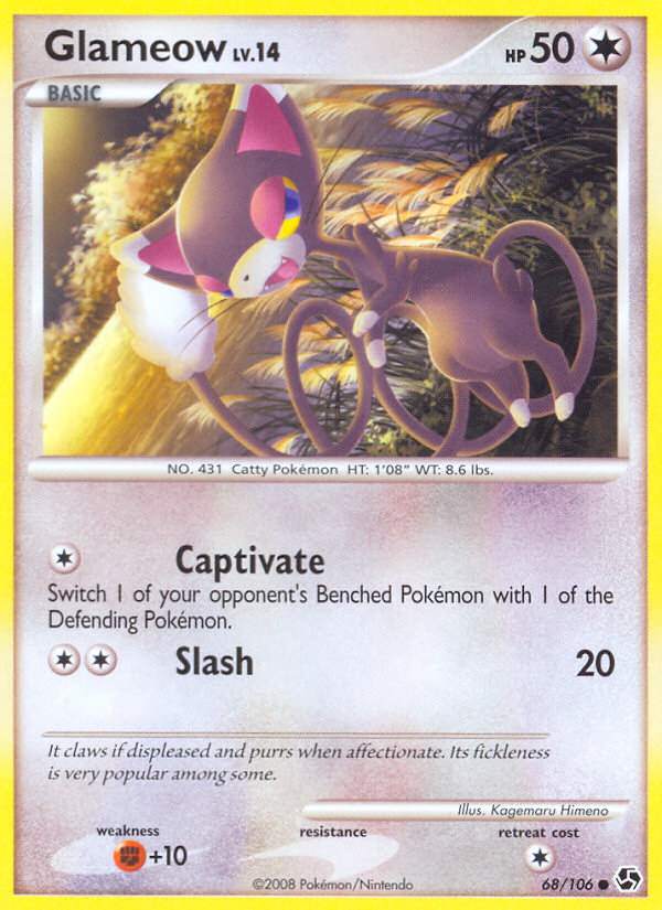 Glameow - Great Encounters - #68 - Pokemon TCG card