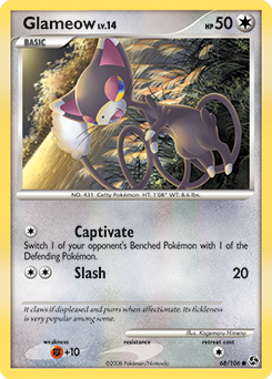 Glameow - Great Encounters - #68 - Pokemon TCG card